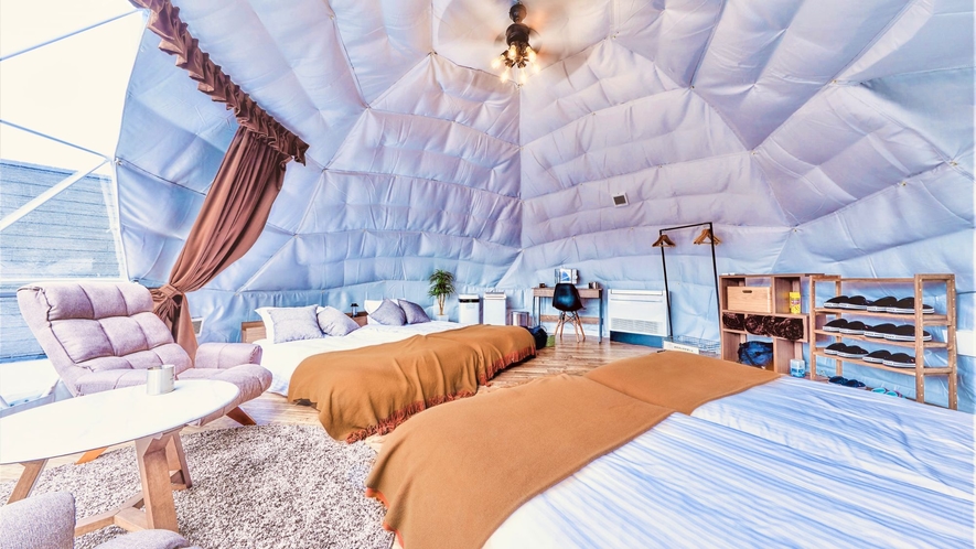 ＶＩＳＩＯＮ ＧＬＡＭＰＩＮＧ Ｒｅｓｏｒｔ　＆ Ｓｐａ 山中湖の（ペット可）の内装の画像