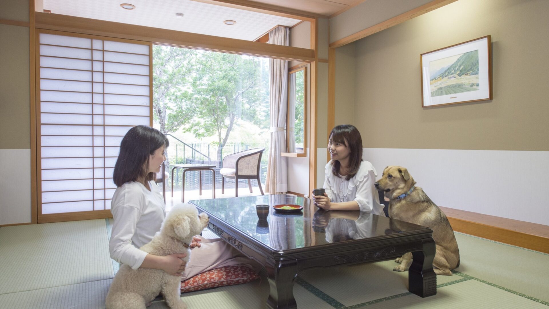 三重県でペットと泊まれるホテル「松阪わんわんパラダイス　森のホテルスメール」の部屋の画像