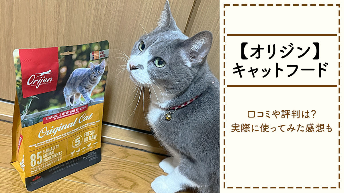 【オリジン キャットフード】口コミや評判は?実際に使ってみた感想も