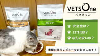 【ベッツワン】猫用の安全性は？実際に試してみた口コミもお伝えします！